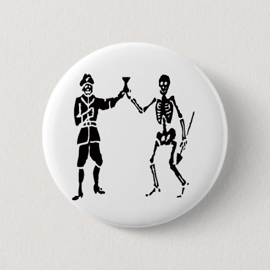 Bart Roberts-Black Ronde Button 5,7 Cm (Voorkant)