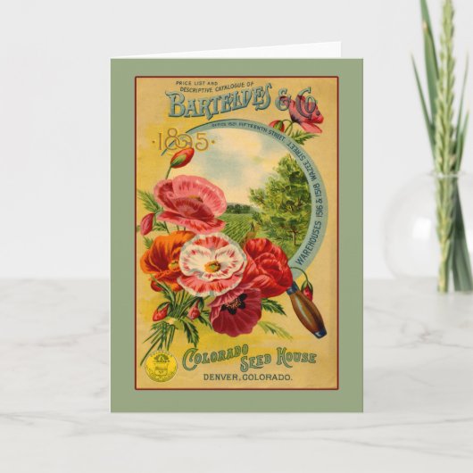 Barteldes Colorado Seed Company Cartes Art (Devant)