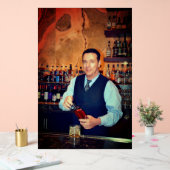 Bartender Acryl Bord (Huwelijk)