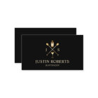 Bartender Bar Club Modern Black & Gold