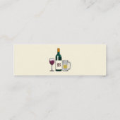 Bartender Bone Mini Visitekaartje (Achterkant)