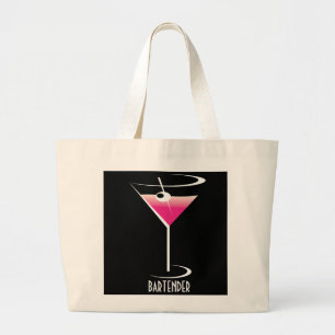 Bartender canvas tas Pink Martini