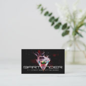 Bartender Carte de visite de vie nocturne (Debout devant)