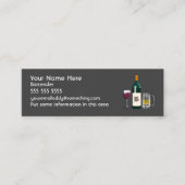 Bartender Dark Mini Visitekaartje (Voorkant)