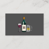 Bartender Dark Visitekaartje (Achterkant)