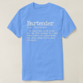 Bartender Definition Funny Cocktail Bar Mixoloog T-shirt (Design voorkant)