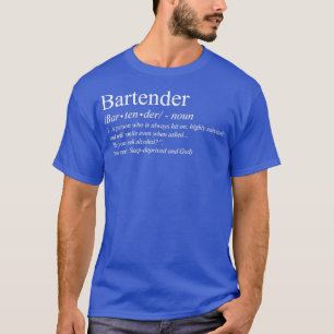 Bartender Définition Tee Classic TShirt