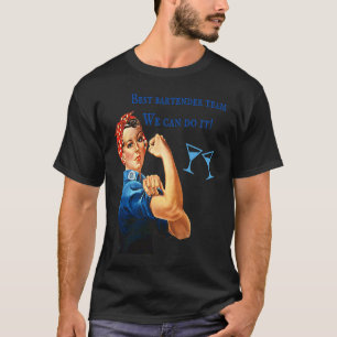 Bartender Employee Best Team Funny Woman T Mixolog T-shirt