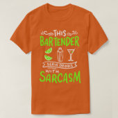 Bartender Funny Bartender T-shirt (Design voorkant)