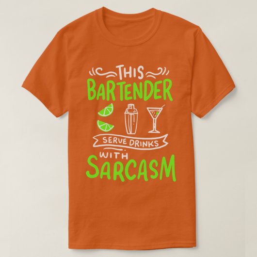 Bartender Funny Bartender T-shirt (Design voorkant)