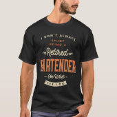 Bartender Funny Job Title T-shirt (Voorkant)
