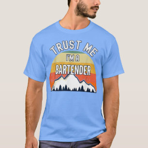 Bartender Funny Roche Im T-shirt