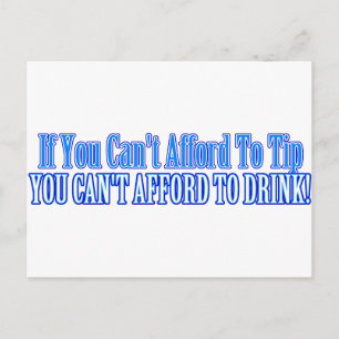 Bartender Gezegde Briefkaart