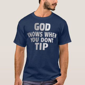 BARTENDER Gods weet het T-shirt