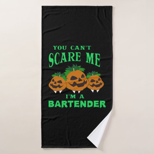 Bartender Halloween (Serviette de bain)
