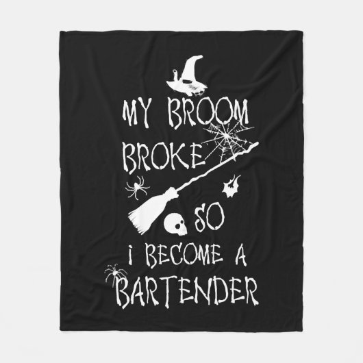 Bartender Halloween Fleece Deken (Voorkant)