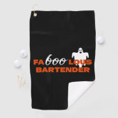 Bartender Halloween Golfhanddoek (Insitu)