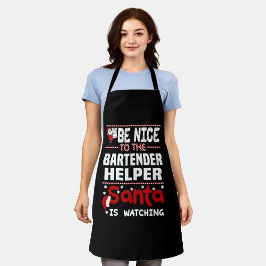 Bartender Helper Schort (Gedragen)
