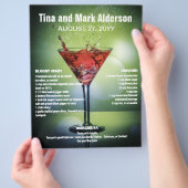 Bartender Hosting Promotieblad Flyer (Hand)