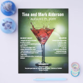 Bartender Hosting Promotieblad Flyer (Enkel)