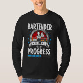 Bartender In Progress Trainee Student T-shirt (Voorkant)