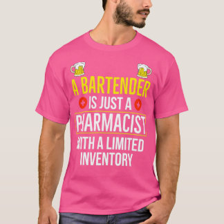 Bartender is slechts een apotheker met een beperkt t-shirt