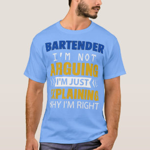 BARTENDER Ix27m die niet Ix27m enkel verklaart T-shirt