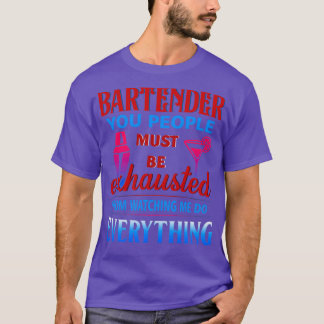 BARTENDER JULLIE MENSEN MOETEN T-SHIRT