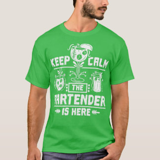 Bartender Keep Calm T-shirt