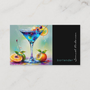 Bartender Mixologist Visitekaartjes