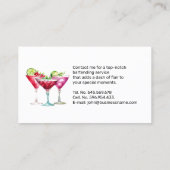 Bartender Mixology Magic: Proost op aanvraag Visitekaartje (Achterkant)