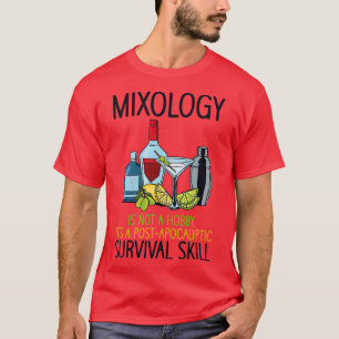 Bartender Mixoloog Cocktails Bar-Drinken T-shirt
