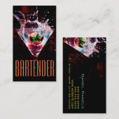 Bartender Nachtleven Visitekaartje (Voorkant / Achterkant)