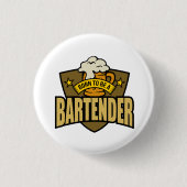 Bartender Ronde Button 3,2 Cm (Voorkant)