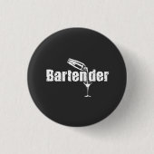 Bartender Ronde Button 3,2 Cm (Voorkant)