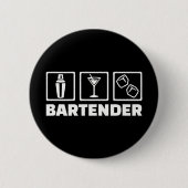 Bartender Ronde Button 5,7 Cm (Voorkant)