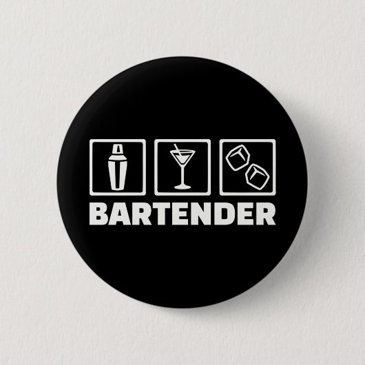 Bartender Ronde Button 5,7 Cm (Voorkant)