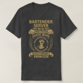 Bartender Server we doen een Precision-object met  T-shirt (Design voorkant)