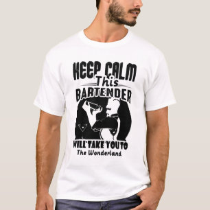 Bartender Shirt - Houd deze Bartender T shirt