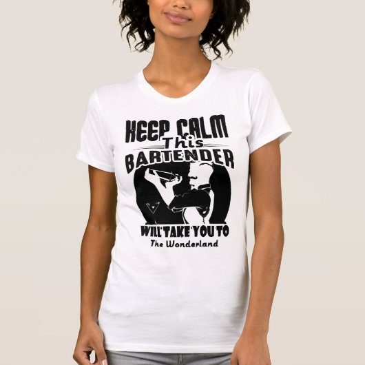 Bartender Shirt - Houd deze Bartender T shirt (Voorkant)