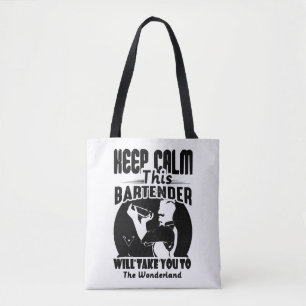 Bartender Shirt - Houd deze Bartender T shirt Draagtas