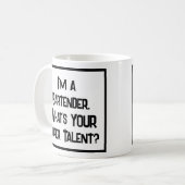 Bartender Super Talent. Café Mug (Devant gauche)