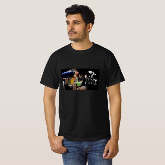 Bartender T-Shirt (Voorkant volledig)