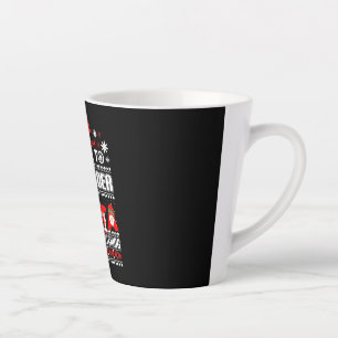 Bartender Ugly KerstSweater Gift Funny Barten Latte Mok