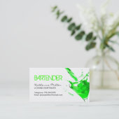 Bartender Visitekaartje (Staand voorkant)