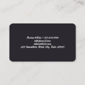 Bartender Visitekaartje (Achterkant)