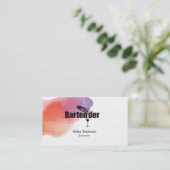 Bartender Visitekaartje (Staand voorkant)