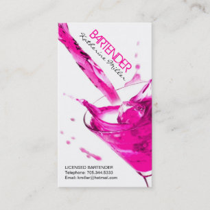 Bartender Visitekaartje
