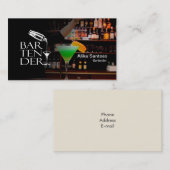 Bartender Visitekaartje (Voorkant / Achterkant)