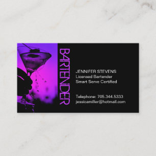 Bartender Visitekaartje